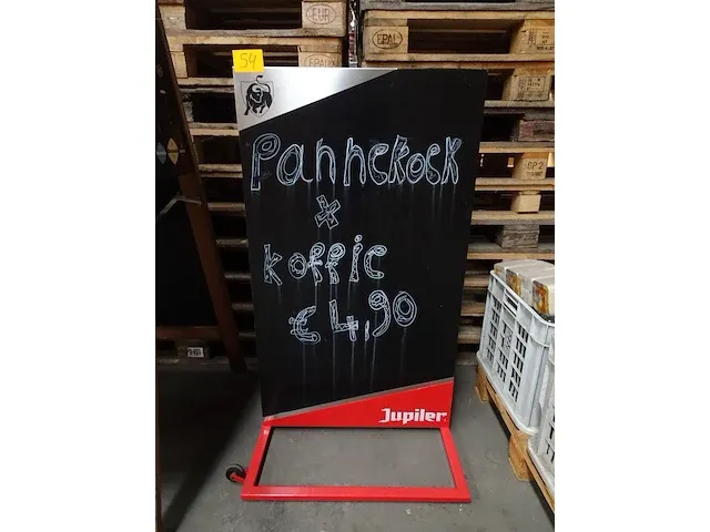 Verrijdbaar stoepbord jupiler - afbeelding 1 van  2