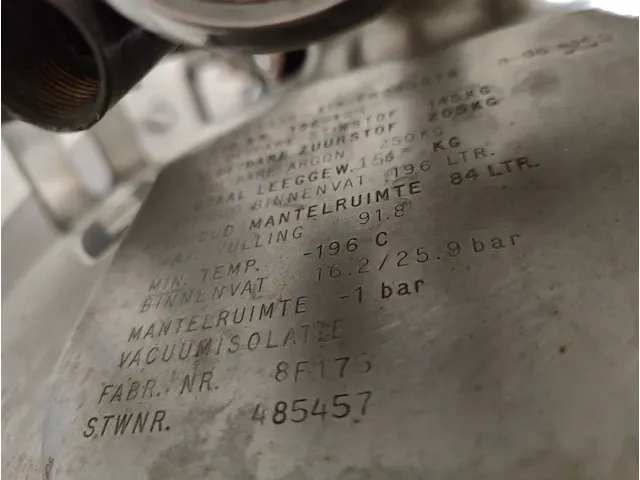 Verrijdbaar vat vloeibaar stikstof - afbeelding 6 van  8