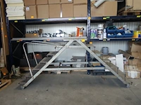 Verrijdbare 2-zijdige magazijntrap/ladder - afbeelding 1 van  4