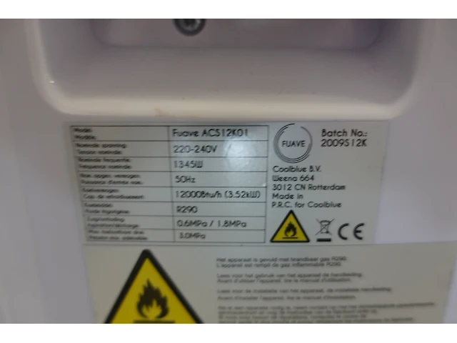 Verrijdbare airco fuave - afbeelding 4 van  4