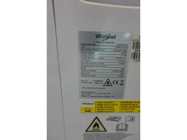 Verrijdbare airco whirlpool - afbeelding 4 van  5
