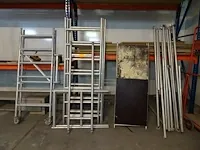 Verrijdbare alu stelling - afbeelding 1 van  4