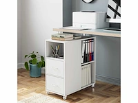 Verrijdbare archiefkast - wit (x2) - afbeelding 2 van  6