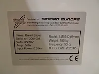 Verrijdbare automatische broodsnijmachine sinmag - afbeelding 4 van  4