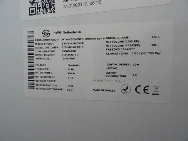 Verrijdbare bakdiepvries hwg + inhoud - afbeelding 5 van  5