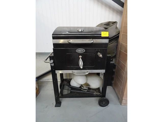 Verrijdbare barbeque boretti - afbeelding 1 van  5