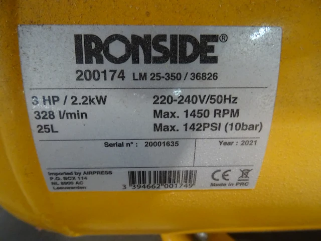 Verrijdbare compresser ironside - afbeelding 5 van  5
