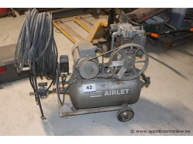 Verrijdbare compressor atlas copco airlet - afbeelding 1 van  2