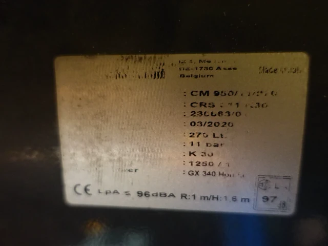 Verrijdbare compressor contimac - afbeelding 5 van  5