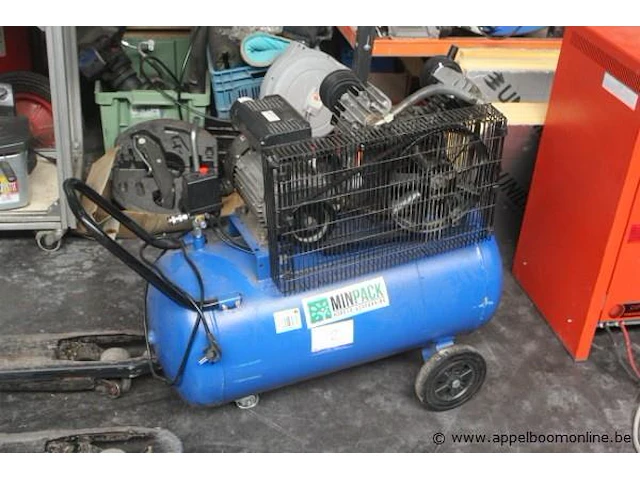 Verrijdbare compressor febe compressoren, 100l, bj 2021 - afbeelding 1 van  2