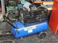 Verrijdbare compressor febe compressoren, 100l, bj 2021 - afbeelding 1 van  2