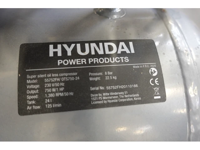Verrijdbare compressor hyundai - afbeelding 3 van  3