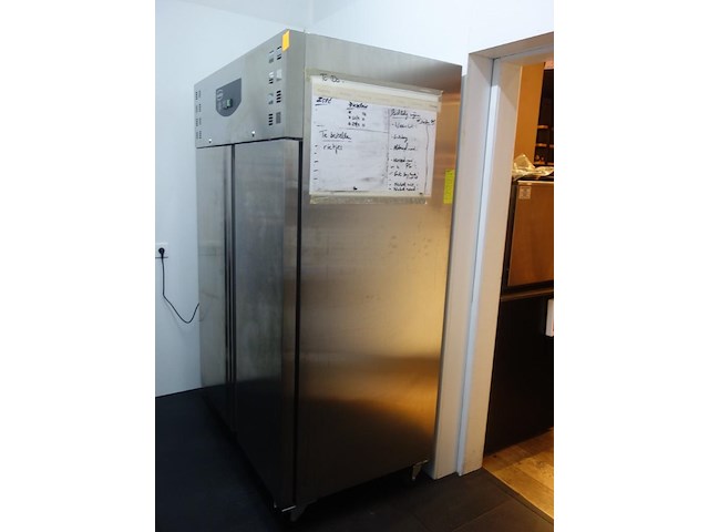 Verrijdbare/ dubbele inox koelkast combisteel - afbeelding 2 van  6