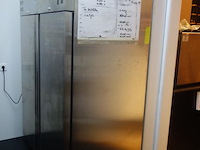Verrijdbare/ dubbele inox koelkast combisteel - afbeelding 2 van  6