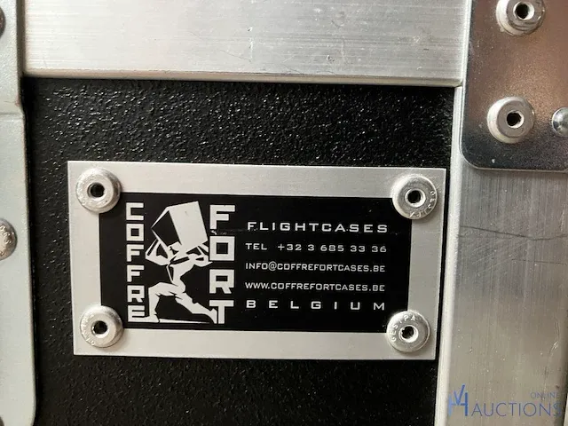 Verrijdbare flightcase coffrefort - afbeelding 2 van  3