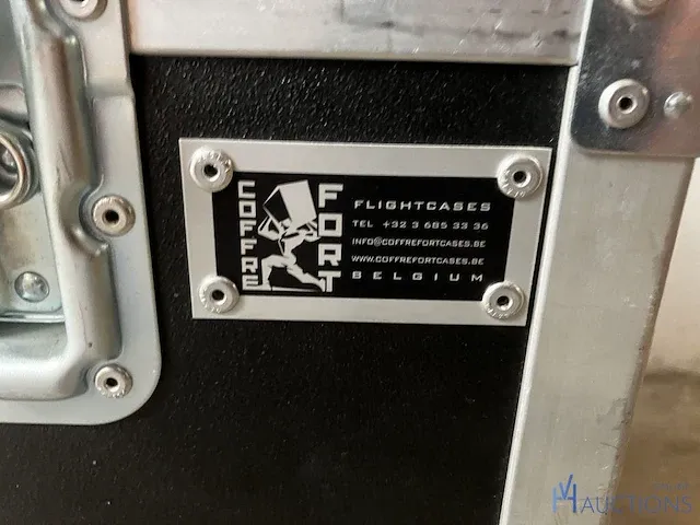 Verrijdbare flightcase coffrefort - afbeelding 2 van  3