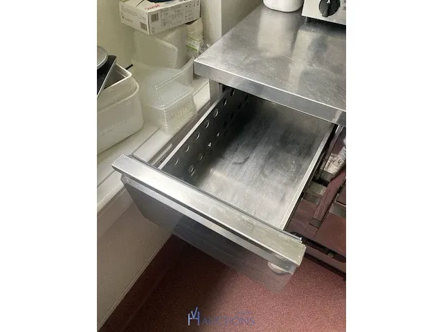 Verrijdbare gekoelde rvs werktafel - afbeelding 3 van  3