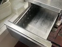 Verrijdbare gekoelde rvs werktafel - afbeelding 3 van  3