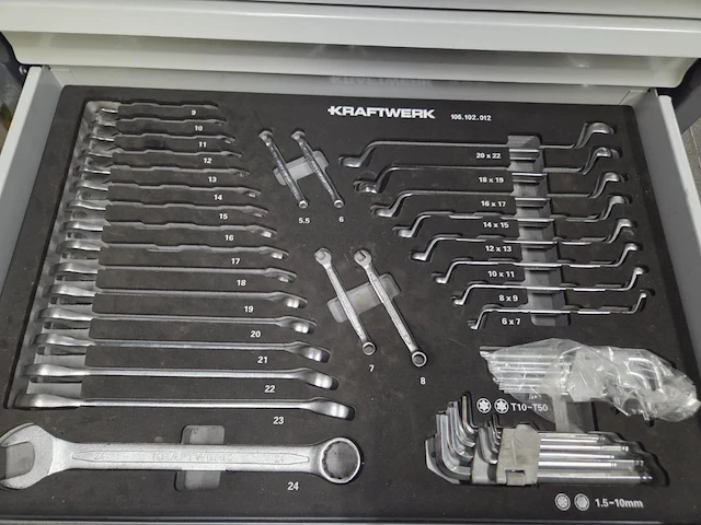 Verrijdbare gereedschapskar kraftwerk bt 700 - afbeelding 10 van  11