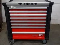Verrijdbare gereedschapswagen facom