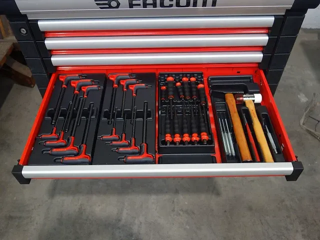 Verrijdbare gereedschapswagen facom - afbeelding 9 van  12