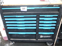 Verrijdbare gereedschapswagen met inhoud - afbeelding 1 van  7