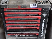 Verrijdbare gereedschapswagen met inhoud - afbeelding 1 van  4