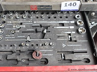 Verrijdbare gereedschapswagen met inhoud - afbeelding 2 van  4