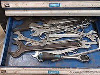 Verrijdbare gereedschapswagen scheppach met inhoud - afbeelding 4 van  5