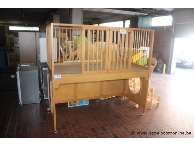 Verrijdbare houten park - afbeelding 1 van  3