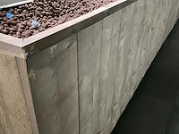 Verrijdbare houten plantenbak - afbeelding 2 van  3