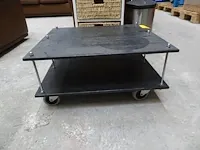 Verrijdbare houten salontafel - afbeelding 3 van  3