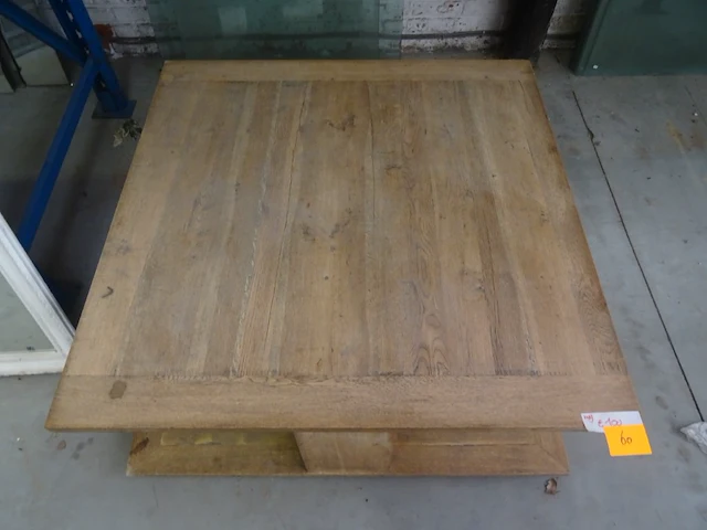 Verrijdbare houten salontafel - afbeelding 3 van  3