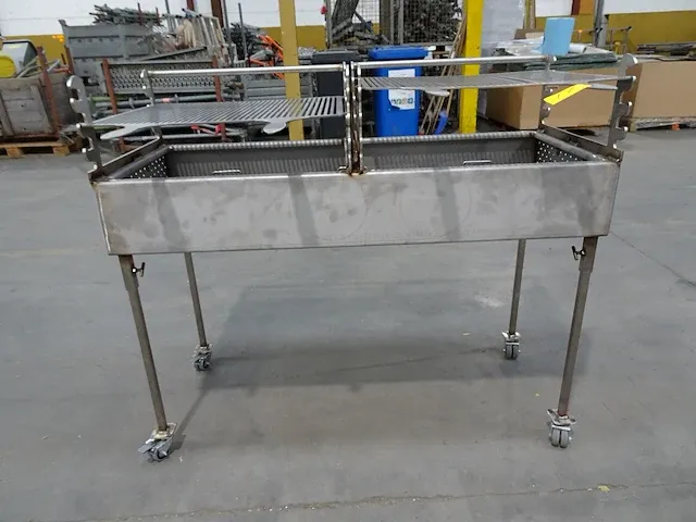 Verrijdbare inox barbeque - afbeelding 1 van  4