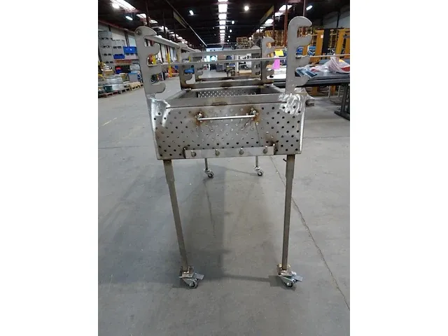 Verrijdbare inox barbeque - afbeelding 2 van  4