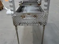 Verrijdbare inox barbeque - afbeelding 4 van  4