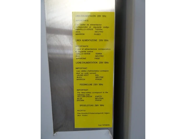 Verrijdbare inox diepvries combisteel + inhoud - afbeelding 3 van  6