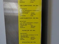 Verrijdbare inox diepvries combisteel + inhoud - afbeelding 3 van  6