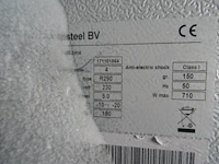 Verrijdbare inox diepvries combisteel + inhoud - afbeelding 5 van  6