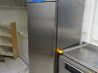 Verrijdbare inox diepvries porkka