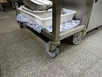 Verrijdbare inox kar + inhoud - afbeelding 5 van  5