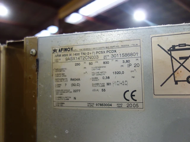 Verrijdbare inox koelkast afinox - afbeelding 3 van  12
