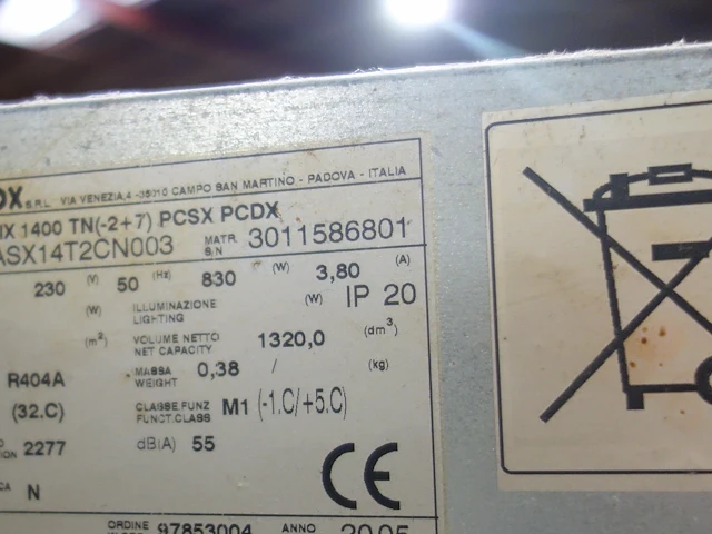 Verrijdbare inox koelkast afinox - afbeelding 4 van  12