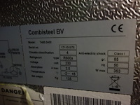 Verrijdbare inox koelkast combisteel - afbeelding 4 van  4