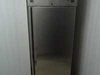 Verrijdbare inox koelkast combisteel - afbeelding 1 van  5