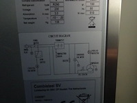 Verrijdbare inox koelkast combisteel - afbeelding 5 van  5