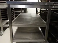 Verrijdbare inox tafel - afbeelding 2 van  2