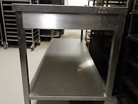 Verrijdbare inox tafel - afbeelding 2 van  2