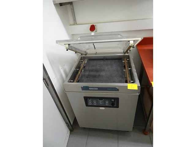 Verrijdbare inox vacuummachine henkelman - afbeelding 1 van  4