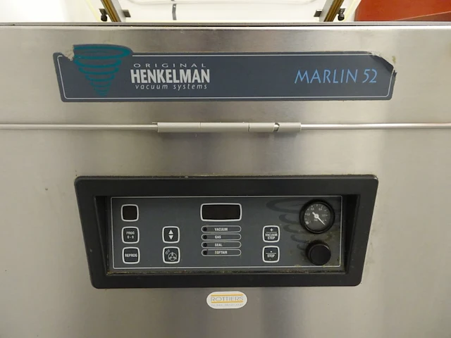 Verrijdbare inox vacuummachine henkelman - afbeelding 2 van  4